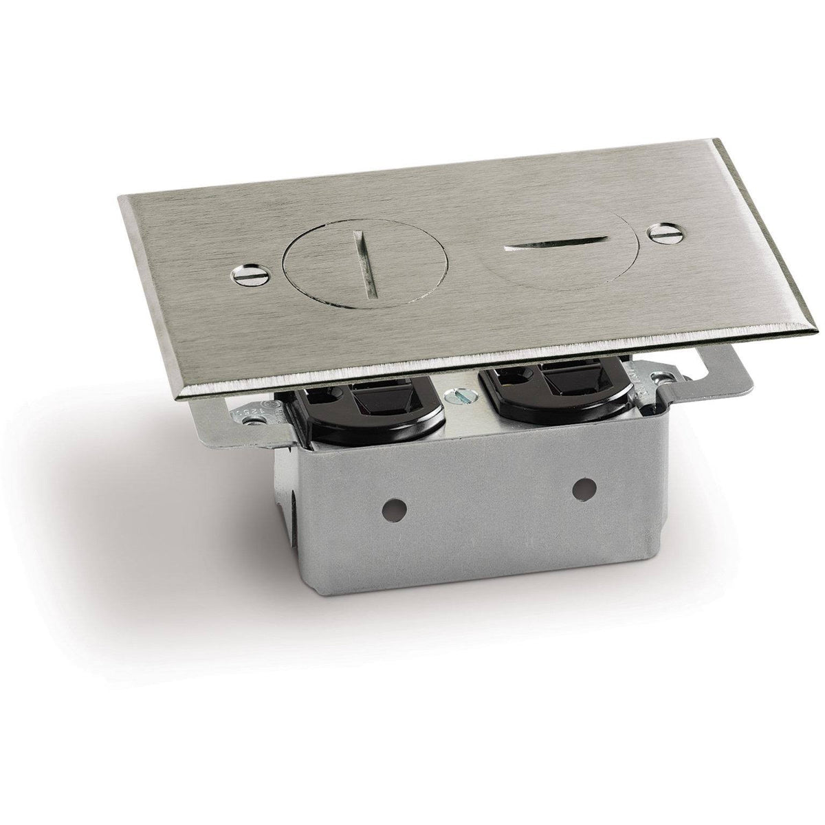 Nickel Silver Floor Plate Receptacle Box B45521