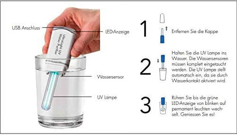 Ultralight UV Water Purifier E186