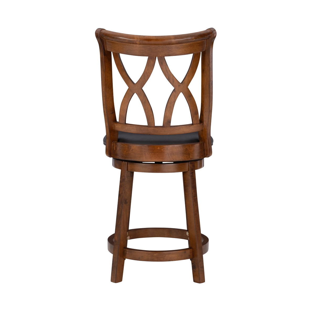 Rustic Oak Swivel Counter Stool H6267