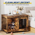 39'' Movable Dog Crate with Wheels T8536