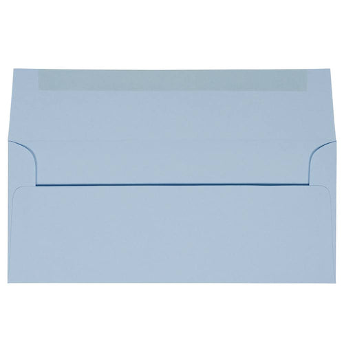 #10 Business Envelopes, 4 1/8 x 9 1/2, Baby Blue, 500/Box I48677