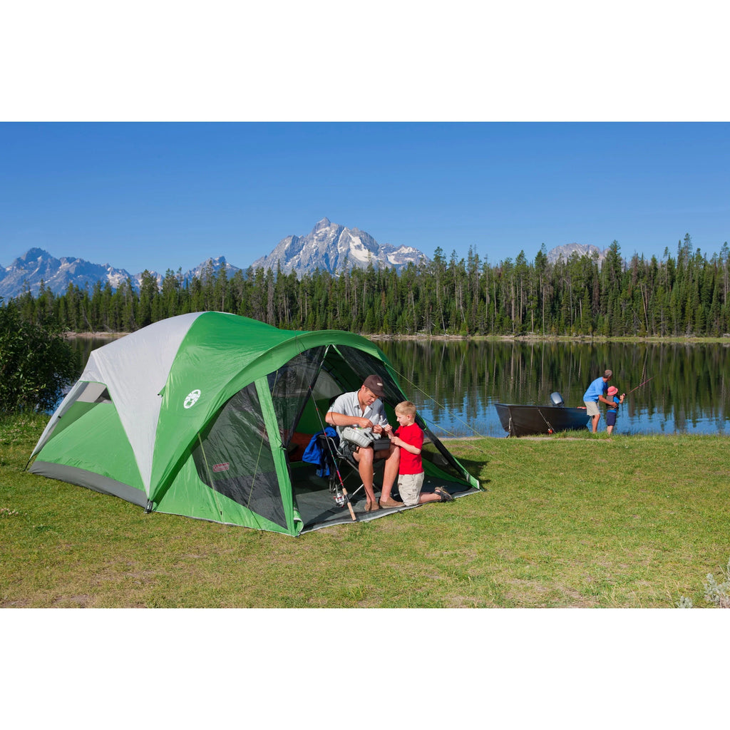 6-Person Dome Tent with Screen Room, Green C650863