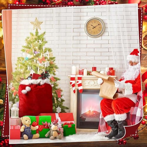 2 Pcs 56 x 36 Inch Extra Large Velvet Santa Gift Bag with Drawstring G541068