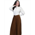 Brown Polyester Riding Skirt L24538
