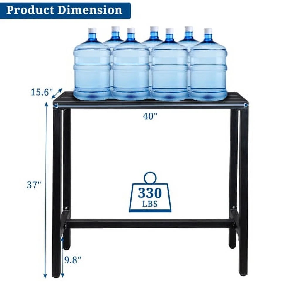 Black Iron Adjustable Bar Table S477692