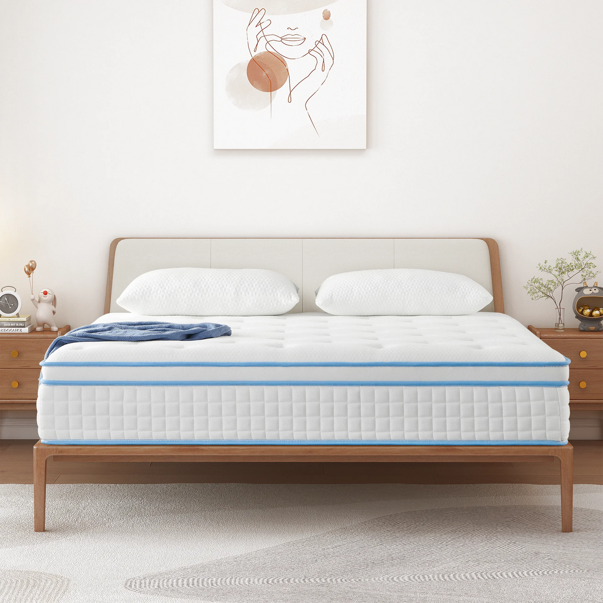 Queen 14 Inch Gel Memory Foam Innerspring Mattress G591