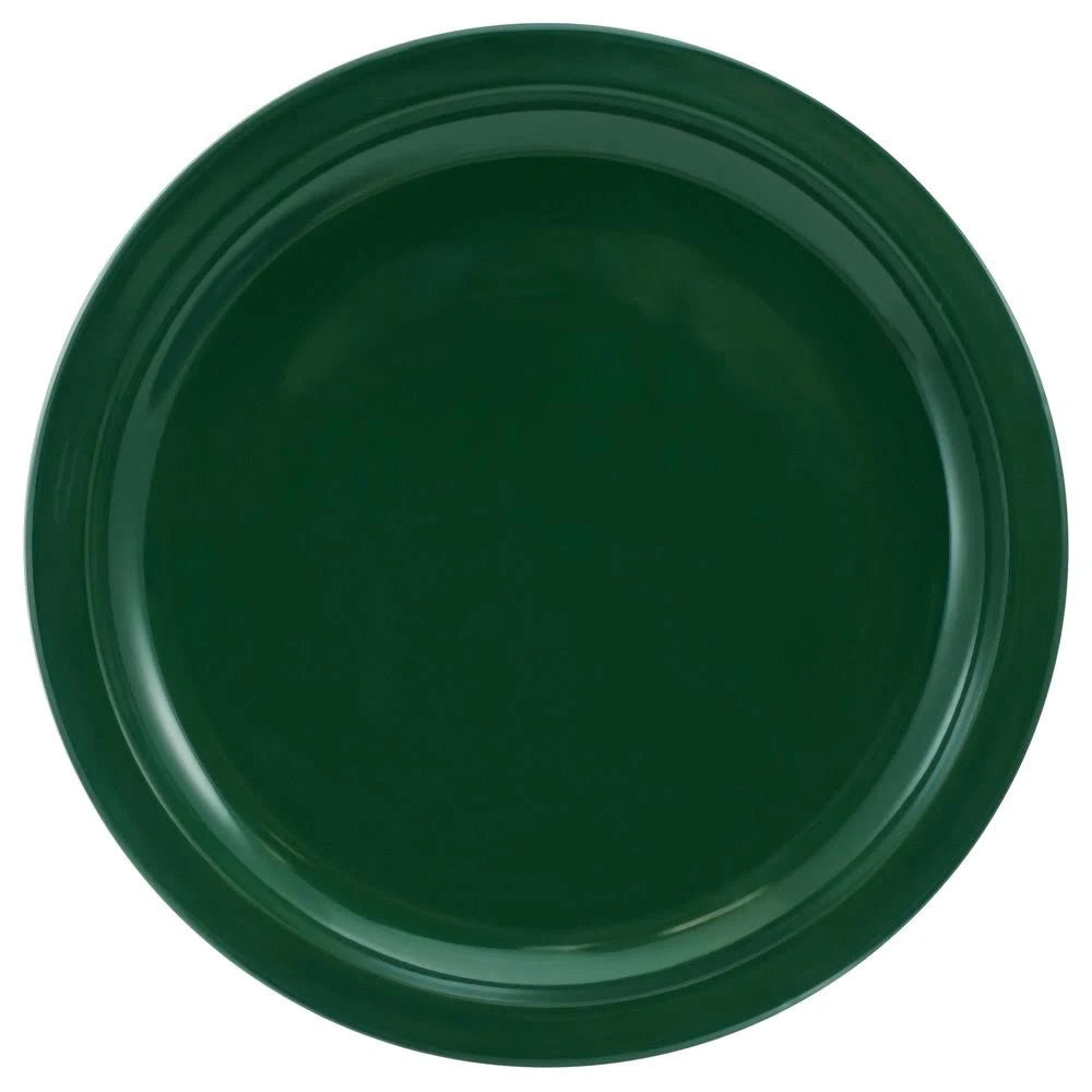 Green Stoneware Narrow Rim Plate - 36/Case M820755