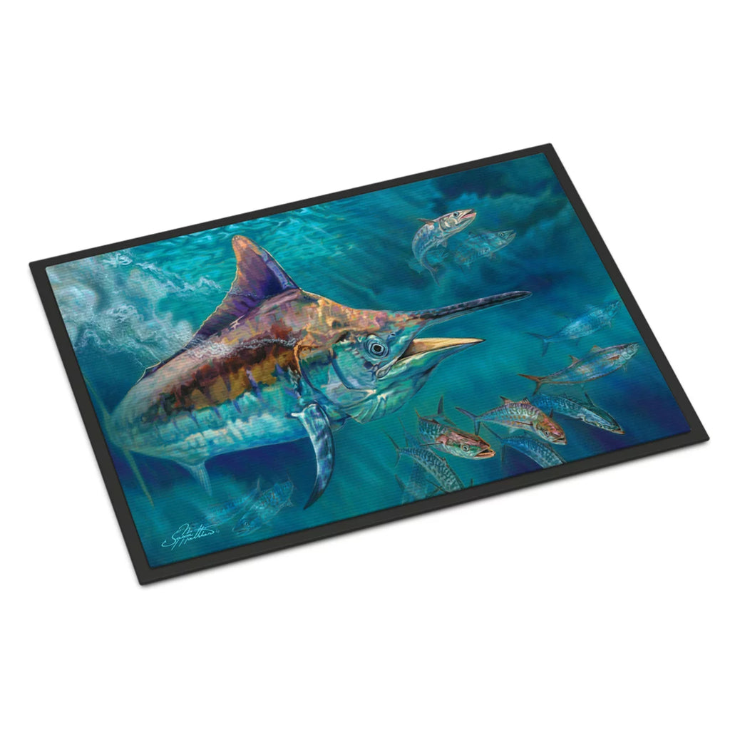 Black Marlin Indoor or Outdoor Mat 24x36 A257496