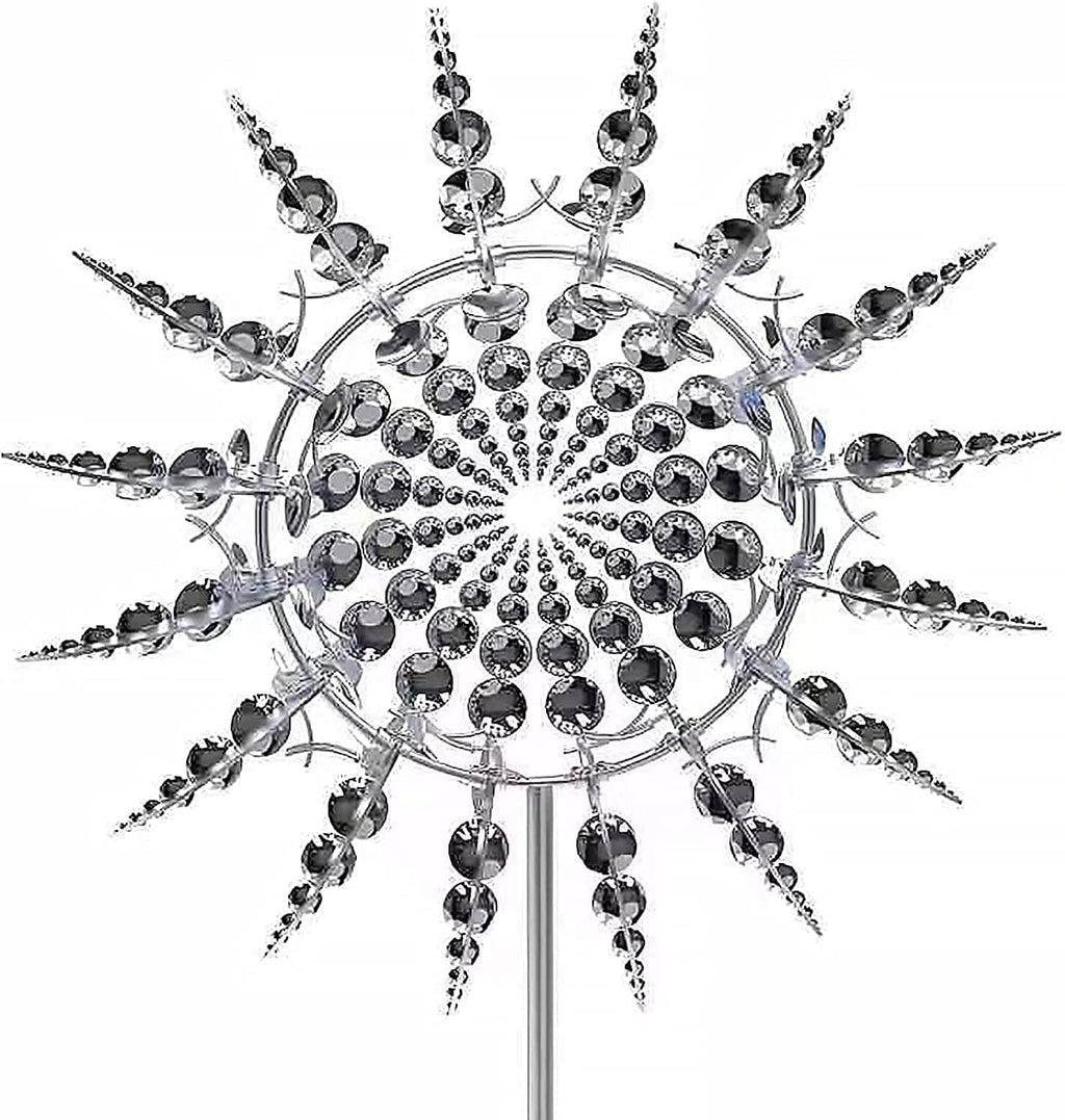 White Kinetic Windmill Spinner S83790