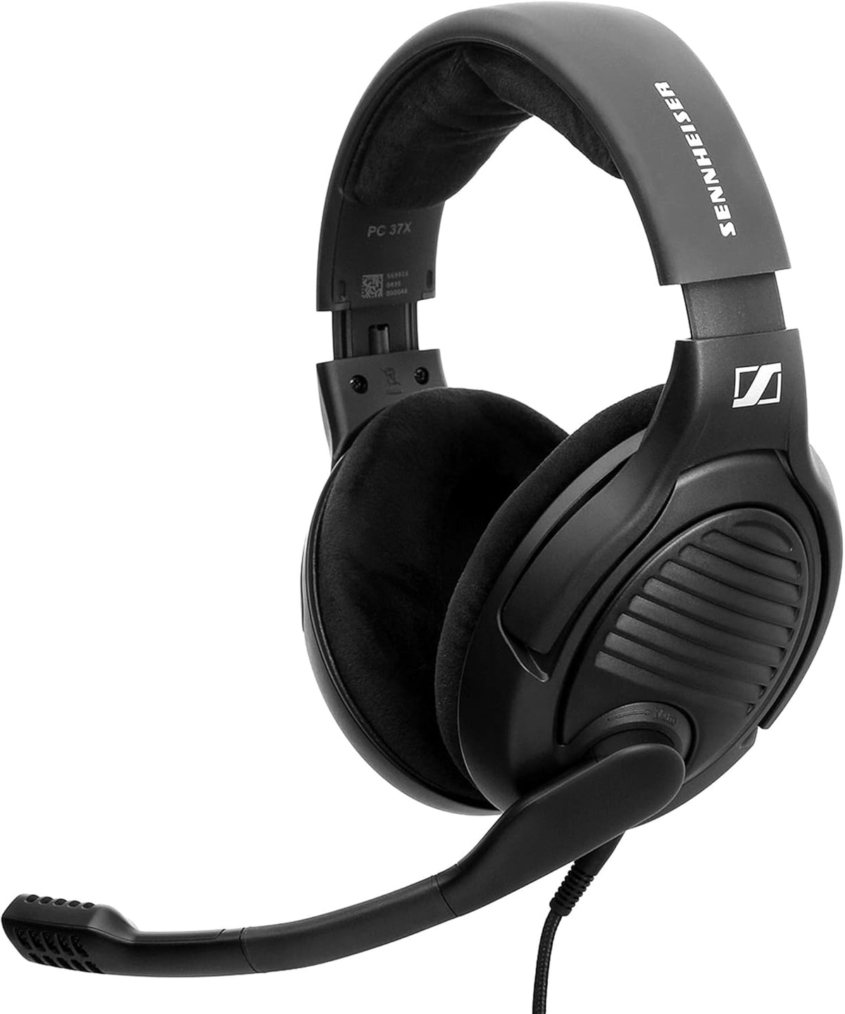 Gaming Headset with Noise-Cancelling Microphone, Over-Ear Open-Back Design, 10 ft Detachable Cable, Velour Earpads, Black R706