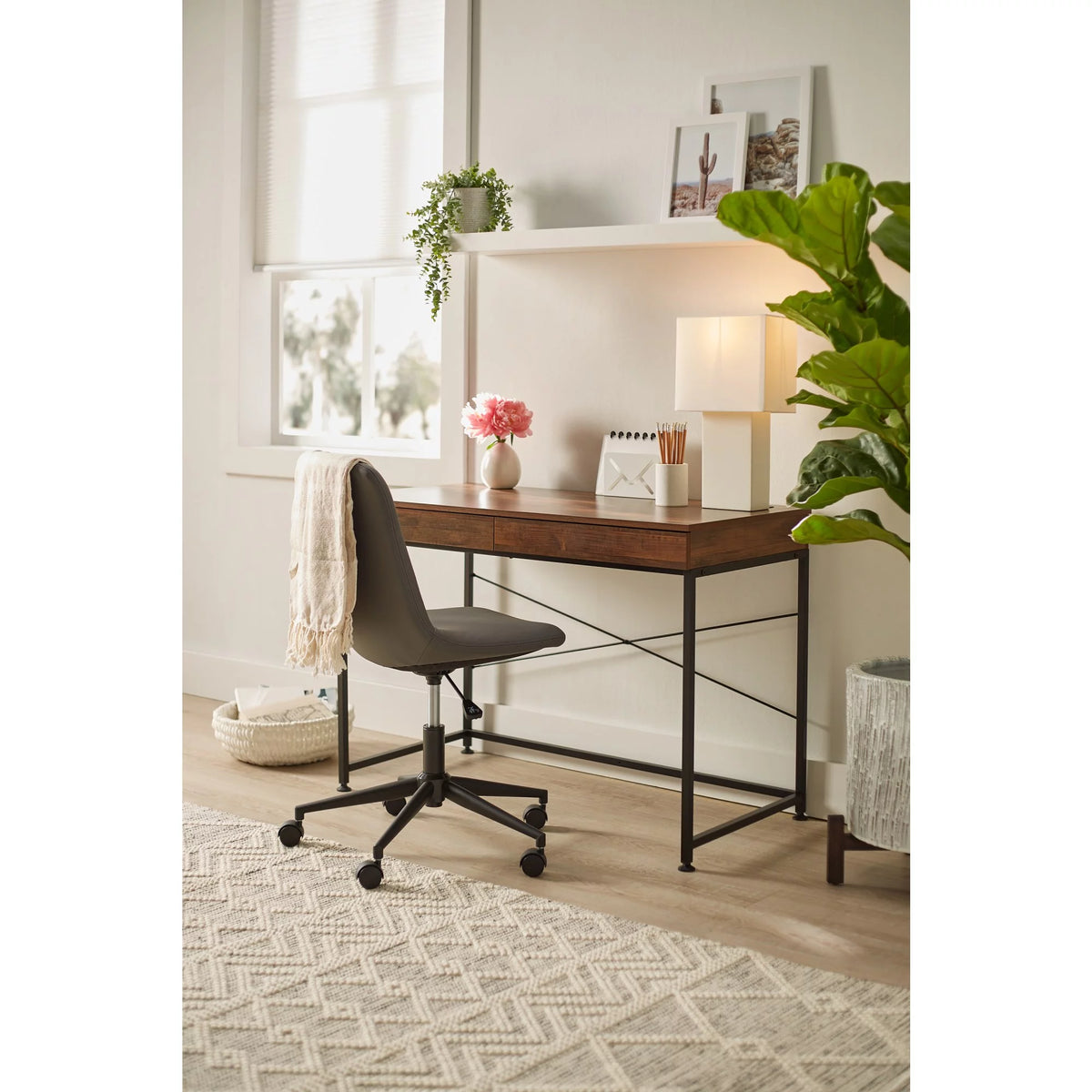 Brown Computer Desk L45011