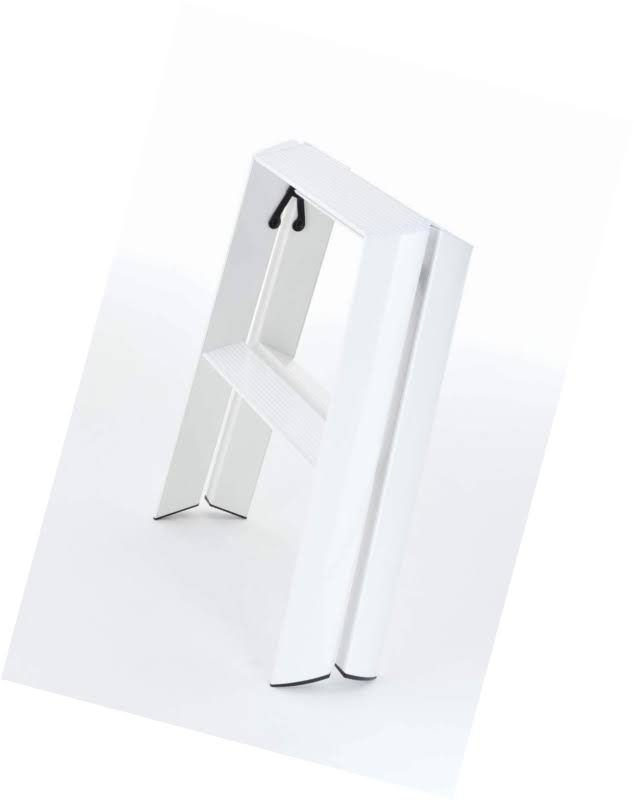 White 2 Step Step Stool Z38271