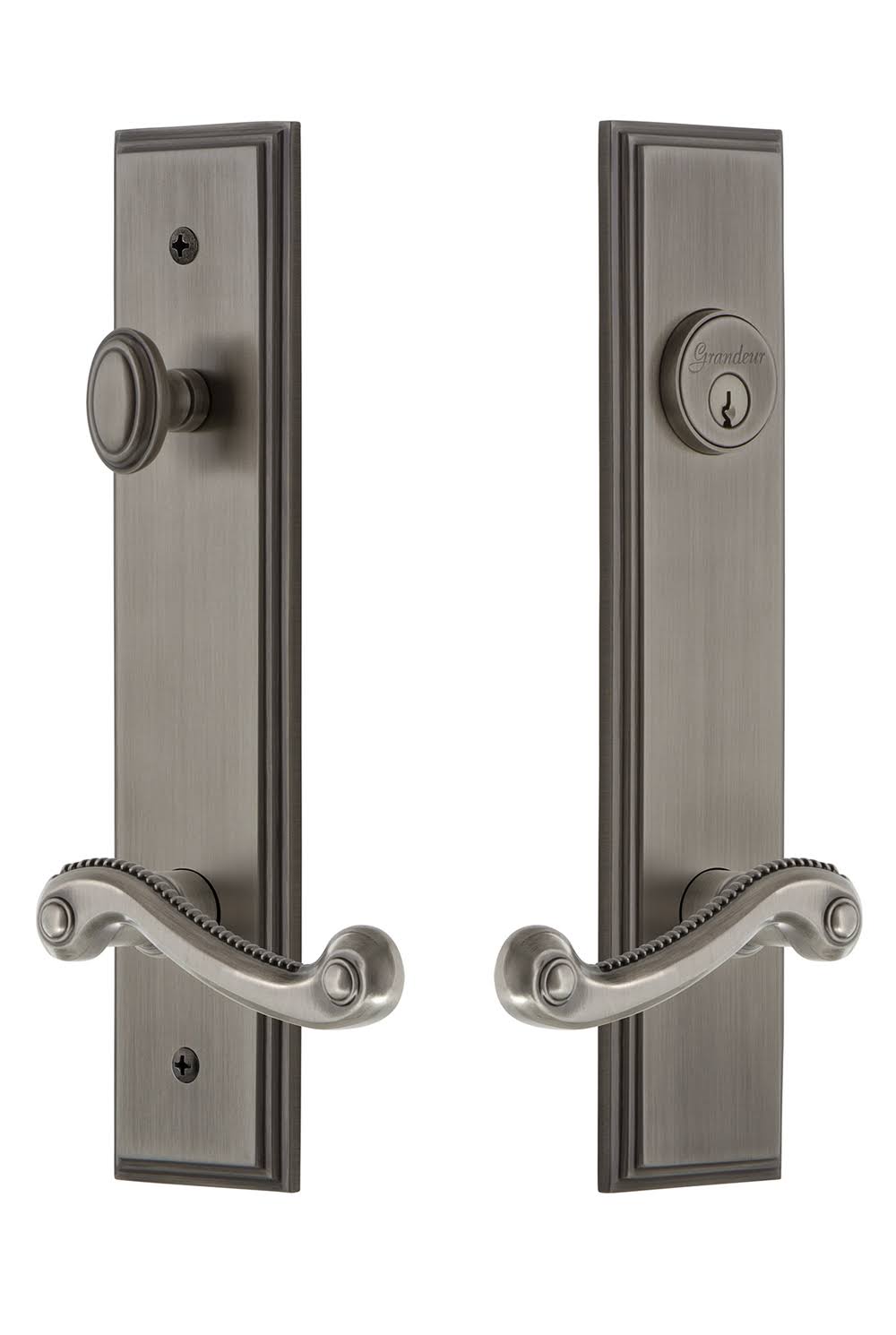 Antique Pewter Entry Set N3822