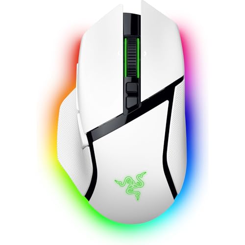 Black Wireless Gaming Mouse with HyperScroll Tilt Wheel W7467