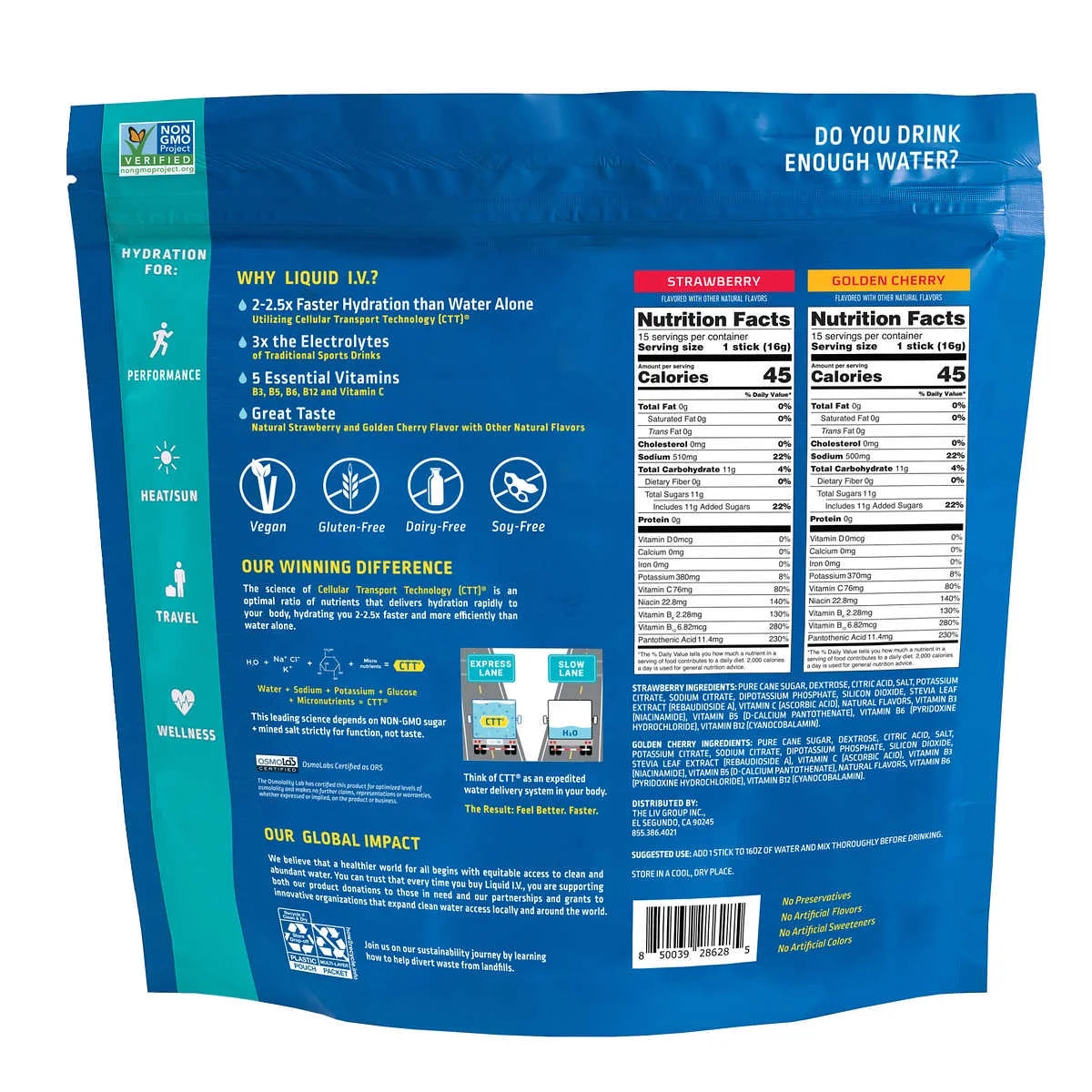 30 Individual Serving Stick Packs Variety Pack Hydration Multiplier I543209