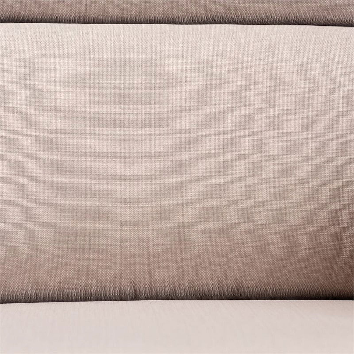 Modern Wood Fabric 3-Seater Sofa in Taupe Walnut Brown J2310