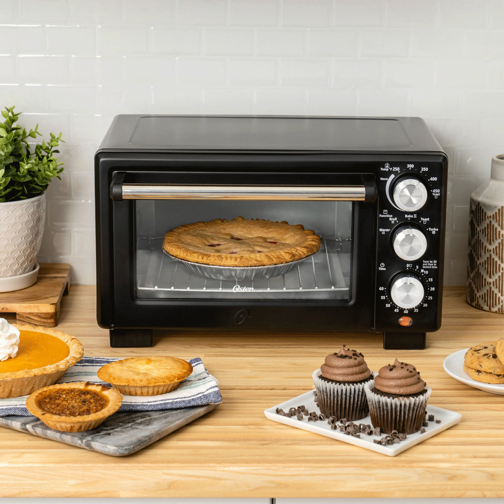 4-Slice Convection Toaster Oven, Matte Black T87067