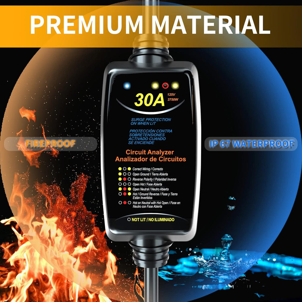 30A Portable RV Surge Protector, Pack of 2 Z228