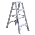 4 ft Aluminum 300 lb Capacity Twin Stepladder B75319