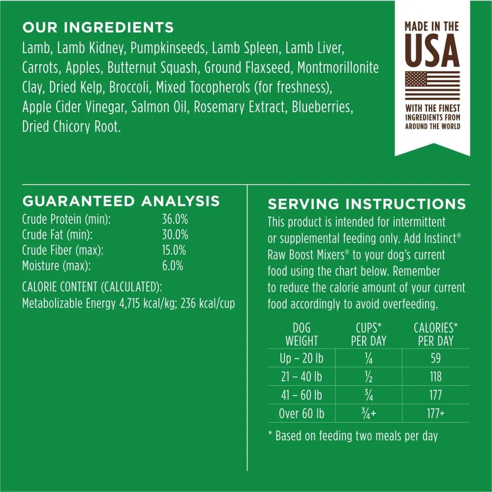Freeze Dried Raw Dog Food Topper 5.5 oz A5683