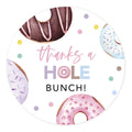 80-Pk 2-Inch Round Donut Birthday Stickers T7073