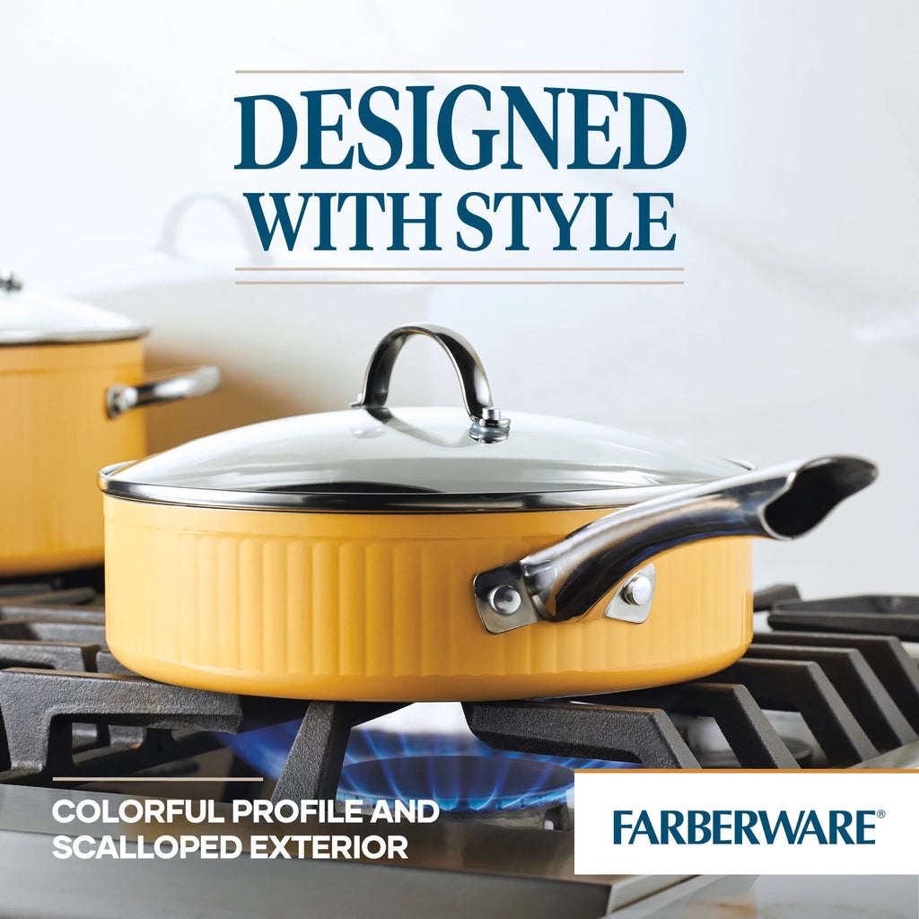 Nonstick Cookware Saute Pan with Lid I406
