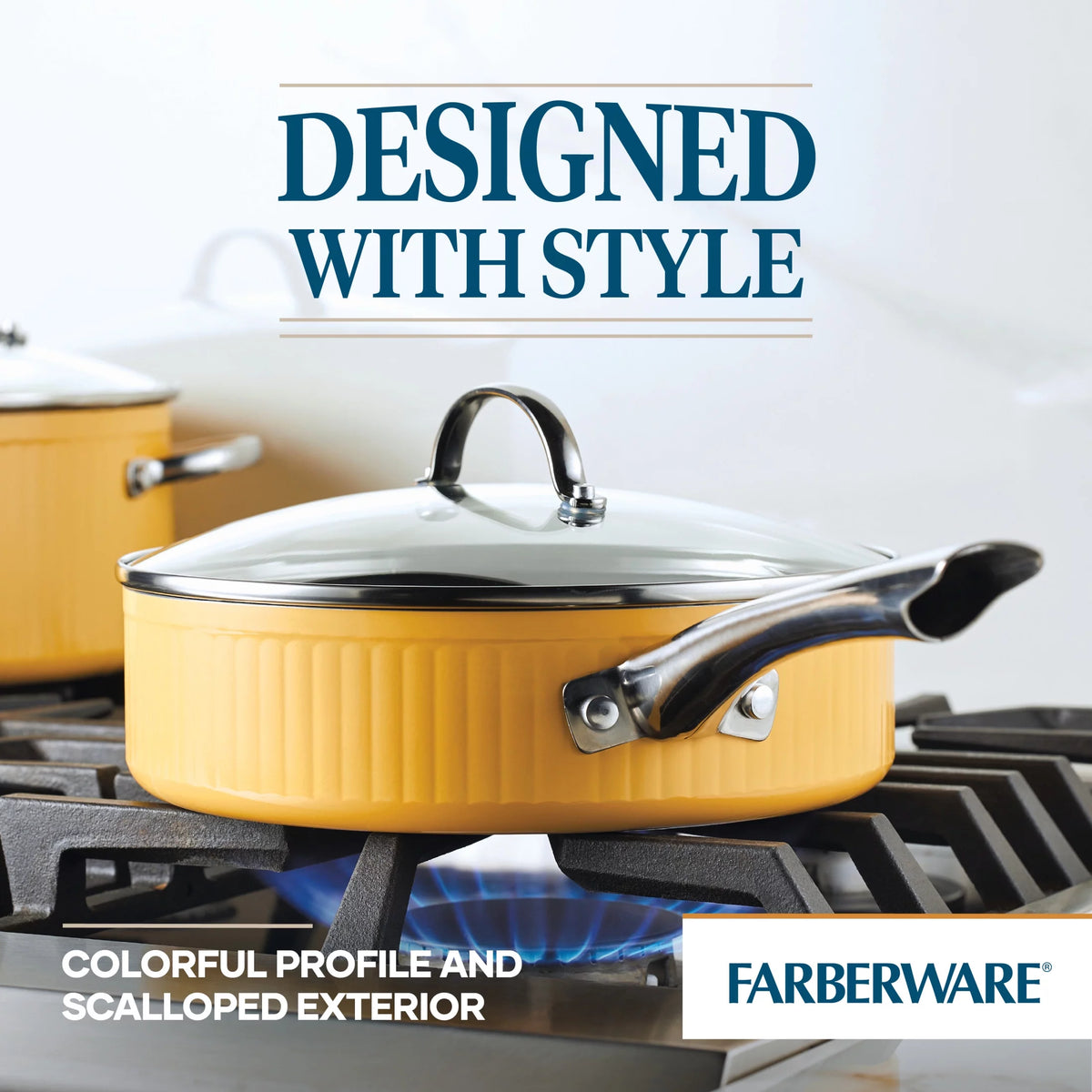 Nonstick Cookware Saute Pan with Lid I406