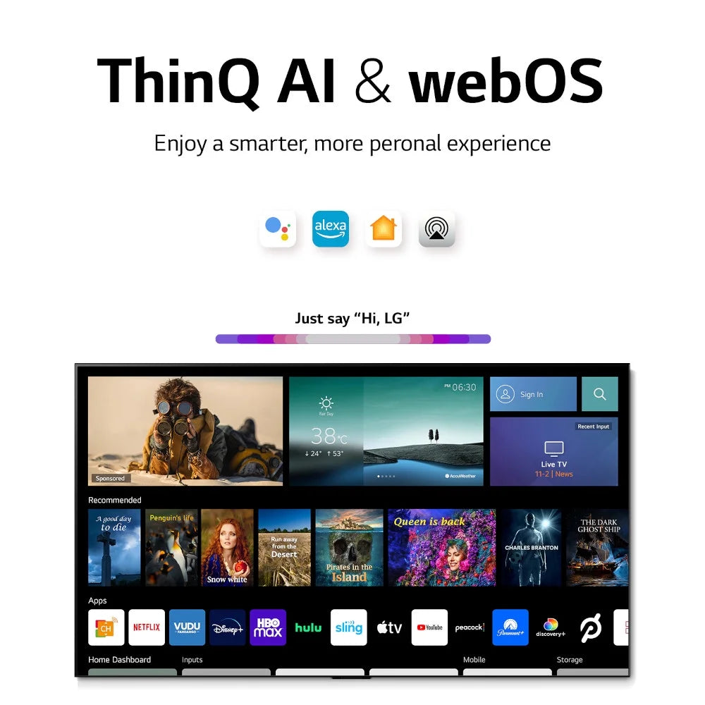 65 Inch HDR 4K Smart OLED Evo TV (Refurbished) M56677