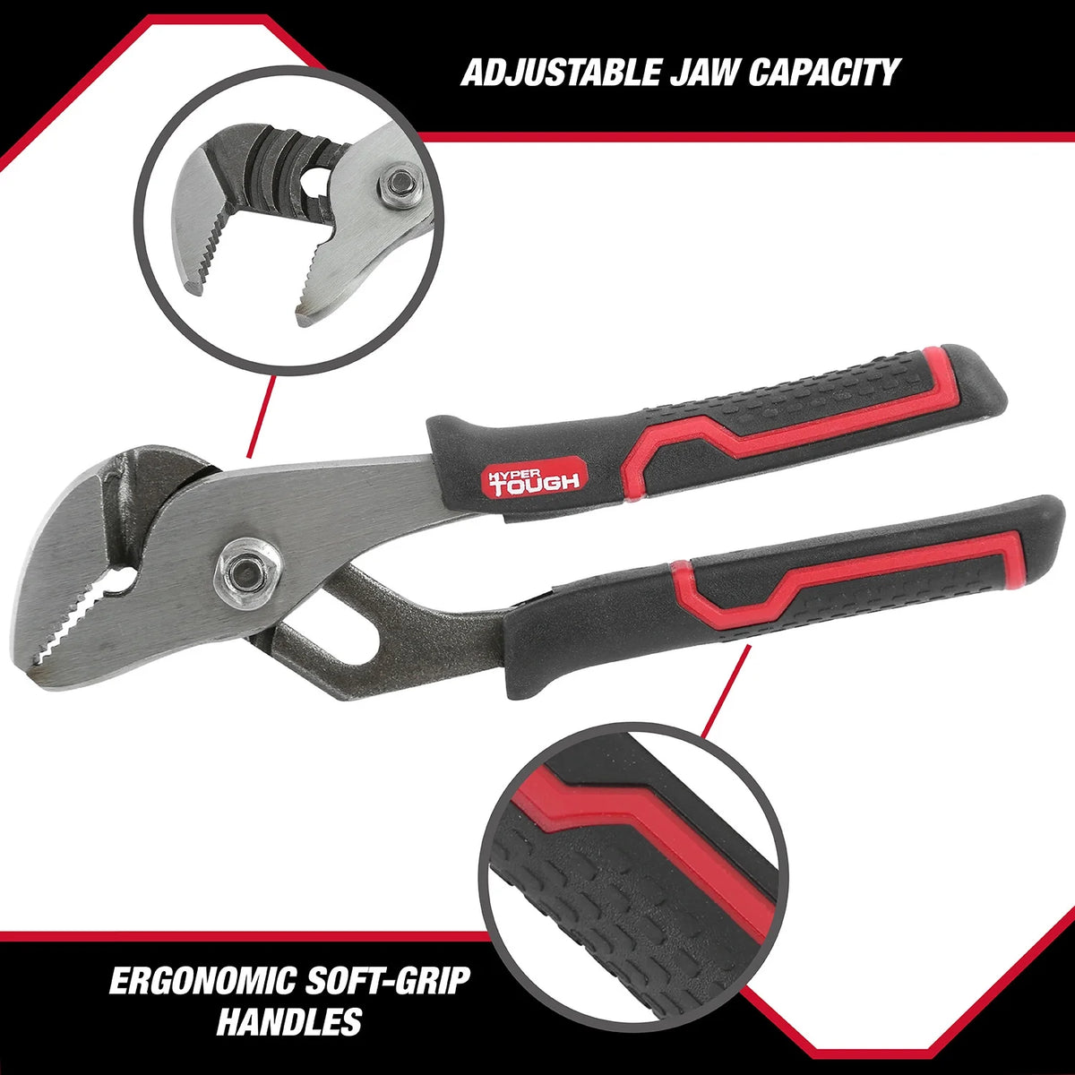 6-inch Groove Joint Pliers with Ergonomic Comfort Grips W2739