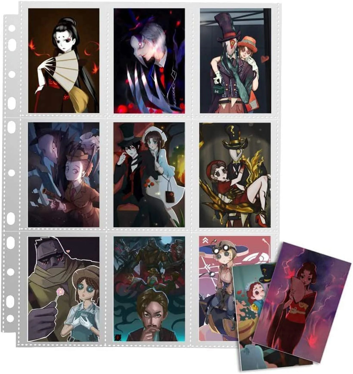 150 Pack Double Side 9-Pocket Trading Card Sleeve Pages Y942614