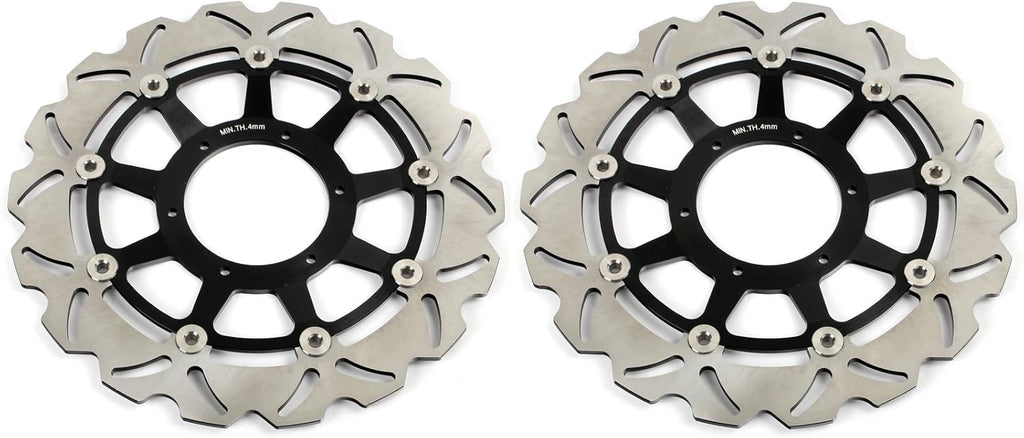 Front Rear Brake Discs Rotors + Brake Pads for CBR1000RR 2006 2007 N59307