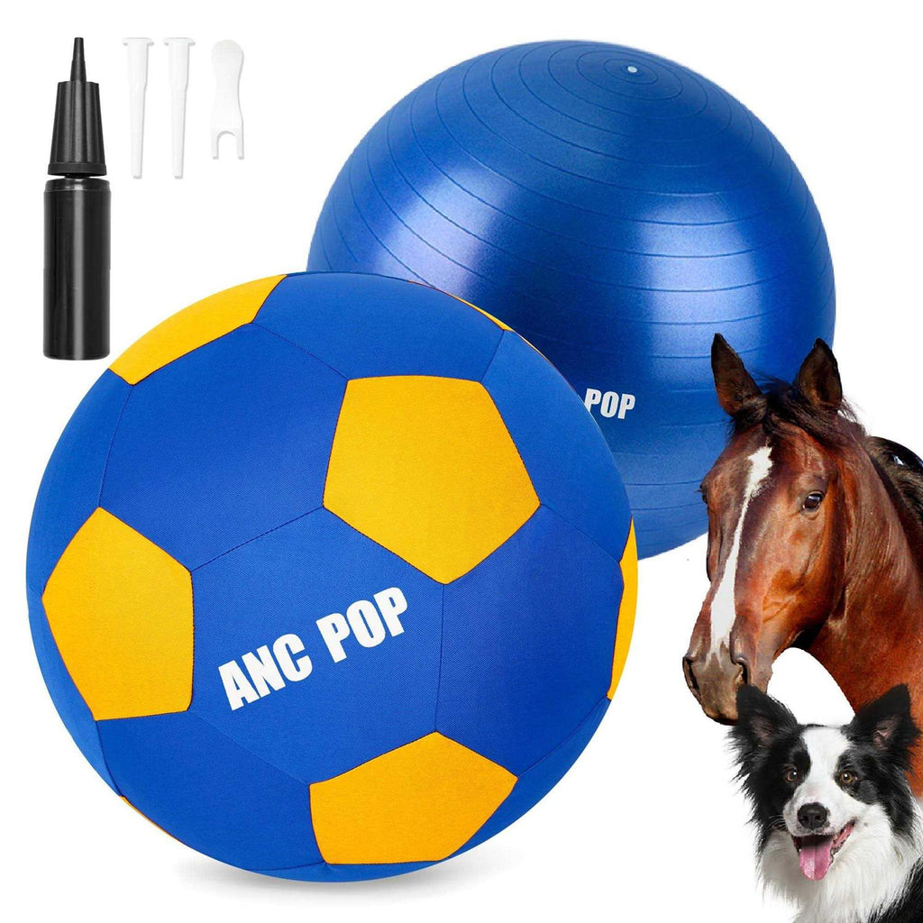 Herding Ball for Dogs Horse Ball & Ball Cover 25 Ball for Horses Large with Hand Pump D157965