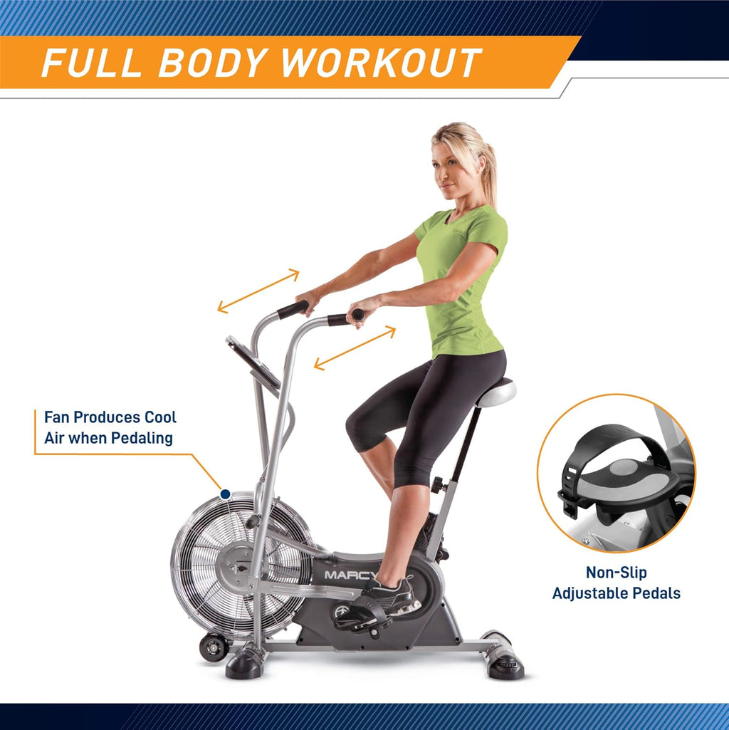 Black Exercise Upright Fan Bike U49727