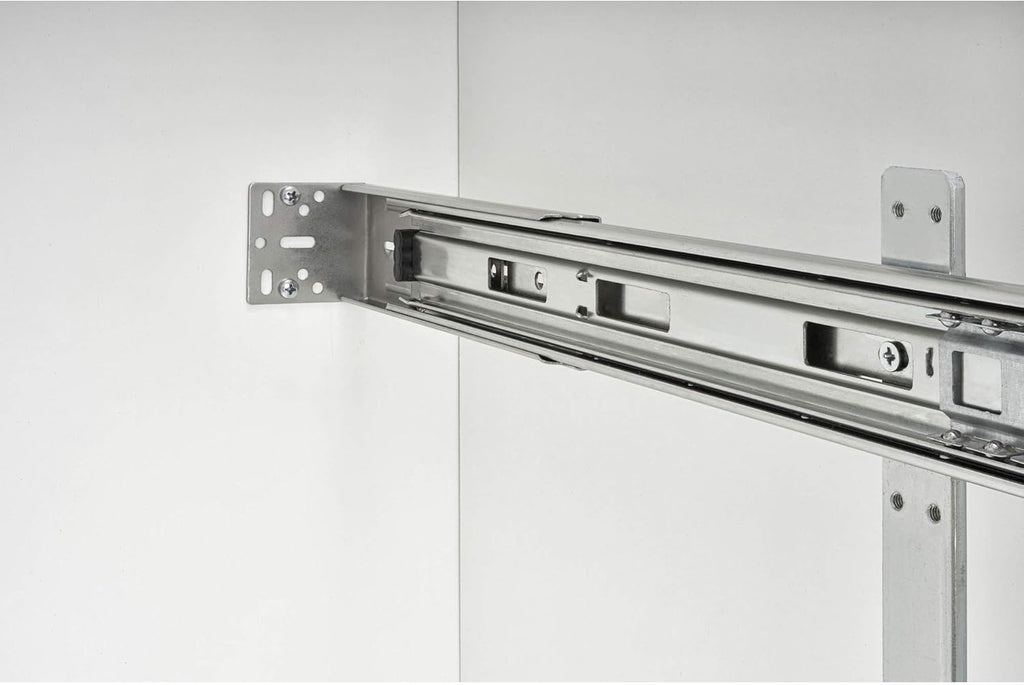 12-Inch 2-Tier Wire Pull Out Kitchen Cabinet Organizer, Chrome Q9558