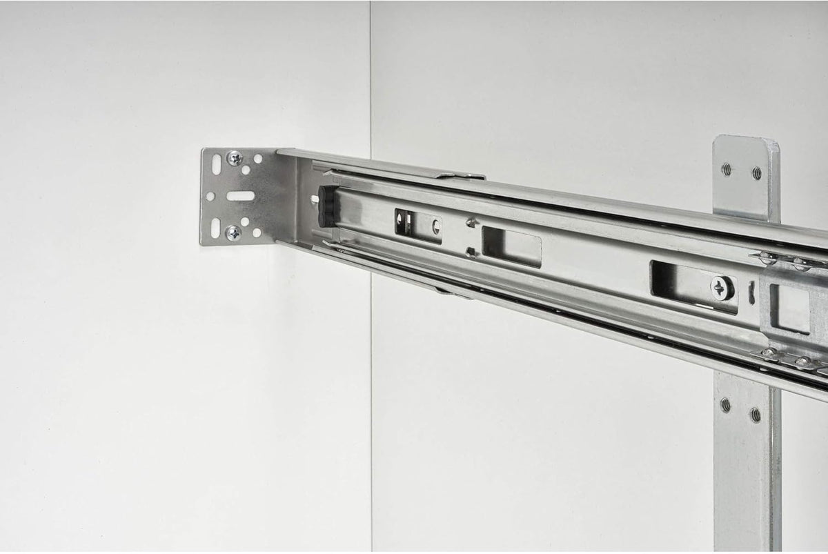 12-Inch 2-Tier Wire Pull Out Kitchen Cabinet Organizer, Chrome Q9558