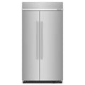 42 in. 25.5 cu. ft. Side-by-Side Refrigerator in Stainless Steel T89701
