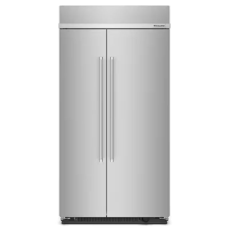 42 in. 25.5 cu. ft. Side-by-Side Refrigerator in Stainless Steel T89701