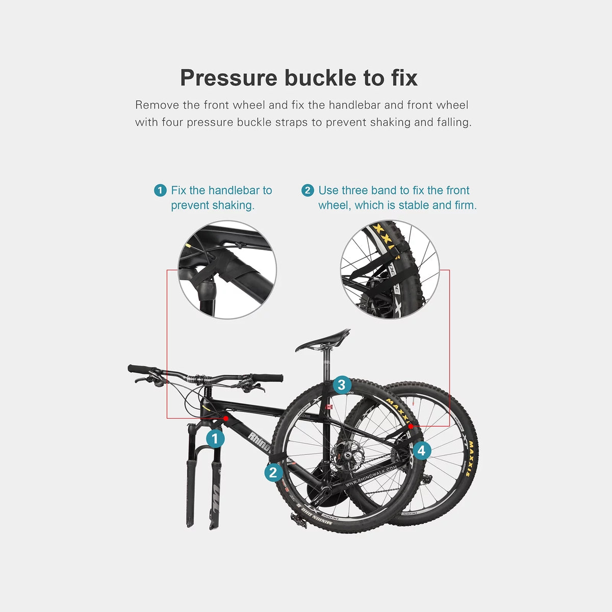 26-27.5 Inch Portable Mountain Bike Carry Bag U96601