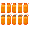 Plastic Sports Water Bottles with Flip Lid 38 oz. Set of 10 F2811