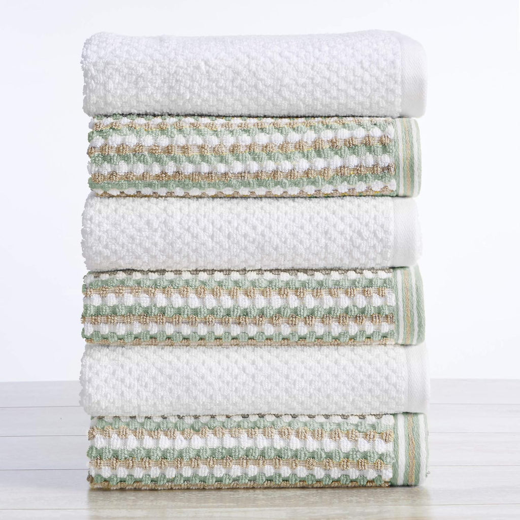 Light Grey Set of 4 Cotton Quick-Dry Bath Towels C2325