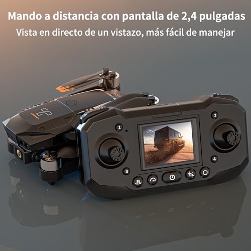 Drone with 2.4" Screen, Brushless Motor FPV Drone with Camera, 8GB SD Card D78075