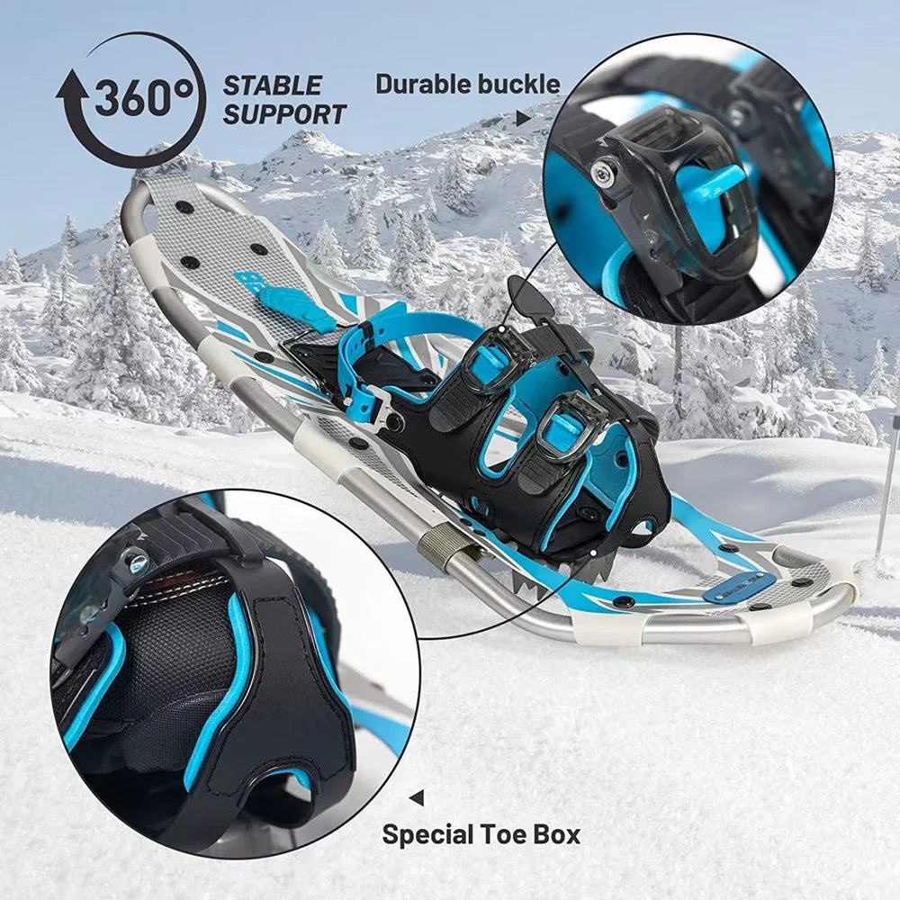 Lightweight Aluminum Alloy Snowshoes Set S258