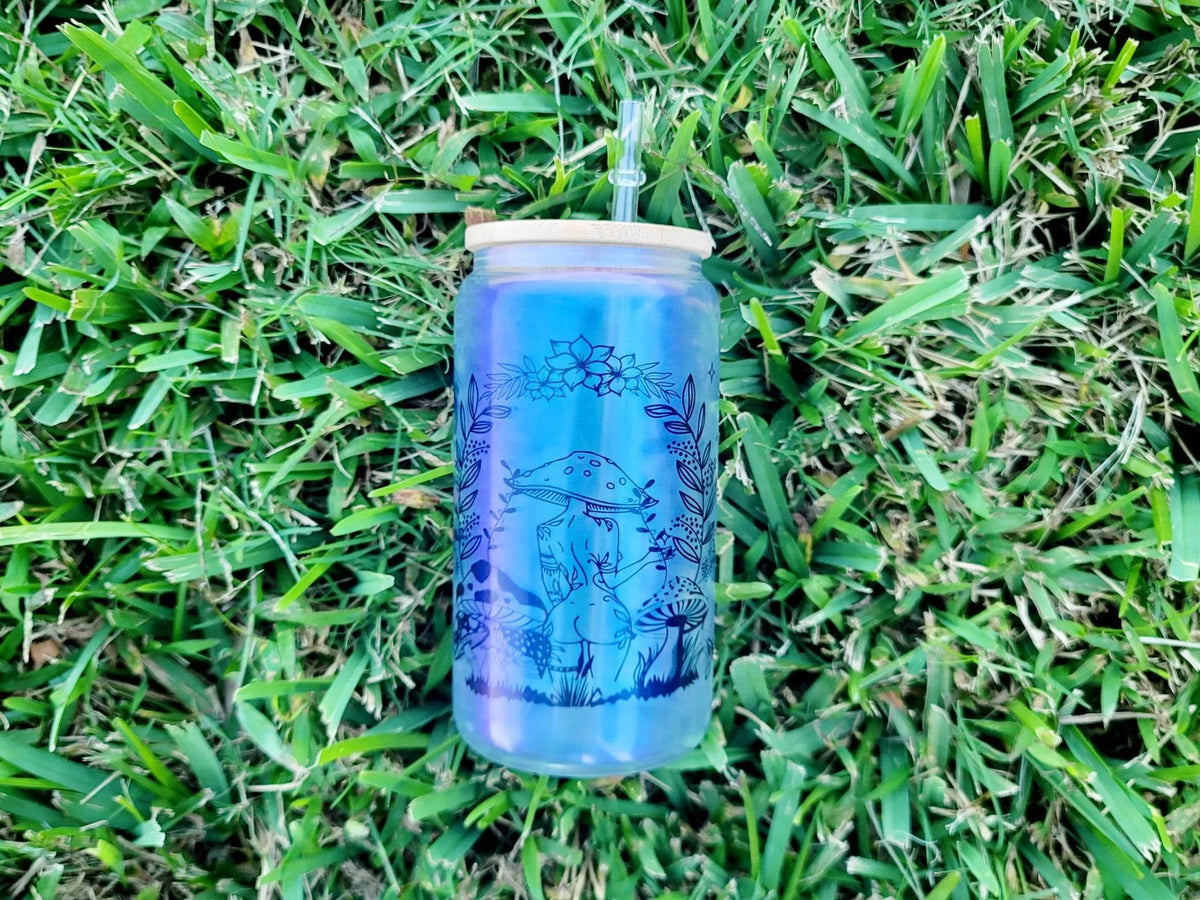 Mushroom Beer Can Glass L67777