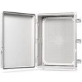 Junction Box with Mounting Plate, IP67 Waterproof ABS Plastic Grey G113