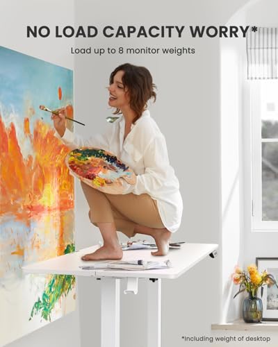 48 x 24 Inches Height Adjustable Electric Standing Desk with Memory Y52397