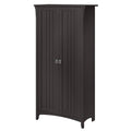 Vintage Black Kitchen Pantry Cabinet with Doors A3181