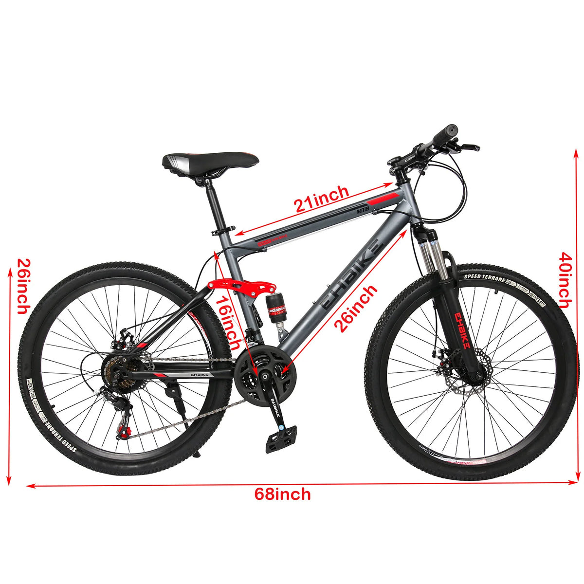 26 inch 21 Speed Mountain Bike M83778