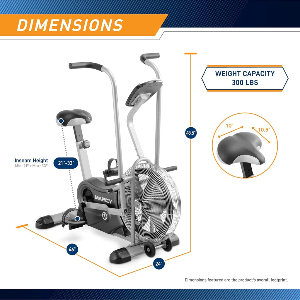 Black Exercise Upright Fan Bike U49727