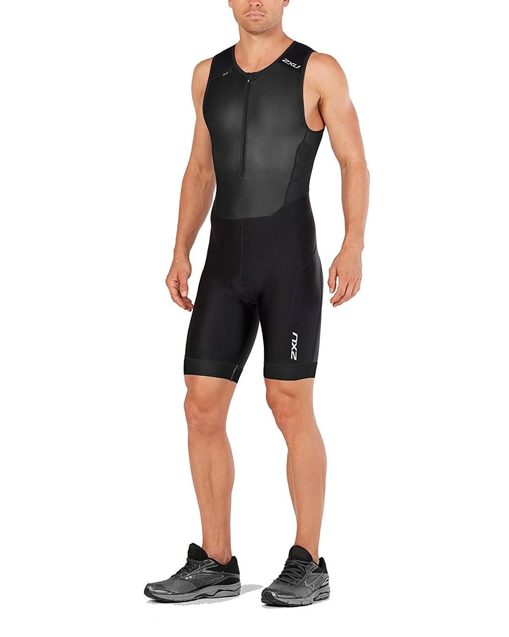 Black Front Zip Trisuit W945137