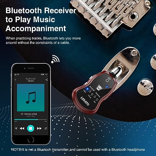Guitar Headphone Amp for Electric Guitar and Bass with 5 Effects V7697